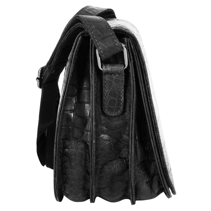 Cluty Women's Shoulder Bag Genuine Leather 021583, black