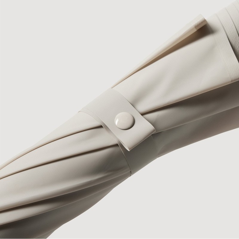 JAJU [JAJU] Opaque Color Long Umbrella_Beige