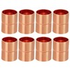 PATIKIL 7/8 Inch ID Copper Coupling Fittings, 8 Pcs Rolled
