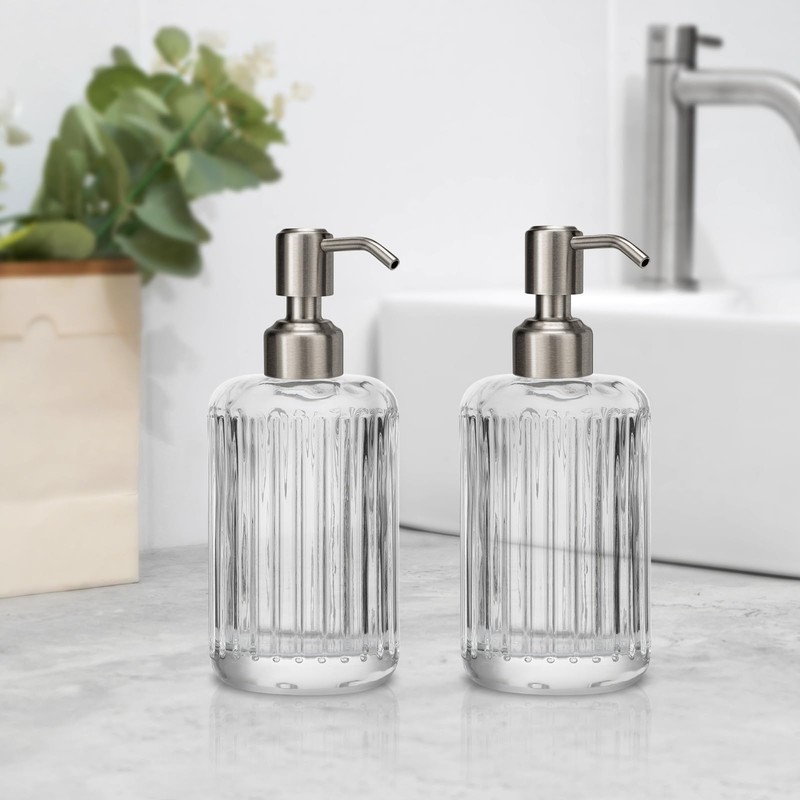 UHEY HOME Soap Dispenser Pump Replacement 304 Stainless Steel for