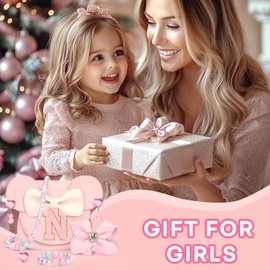 mibasies Toddler Purse Gifts for Girls: 3 Year Old Girl Gifts - Mini Mouse Toys for 2 Year Old Girl Purse Pink Set N