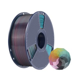 Dual-Color,Triple-Color,Four-Color 1KG/3KG Bundle/6KG Bundle 1.75mm SILK Filament Bundle Compatible with 99% 3D printers:_Four-Color | Red+Yellow+Green+Black