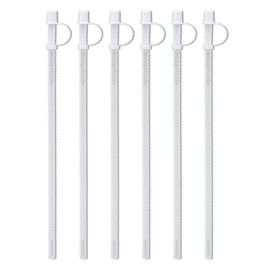 15" Flexible Straws for Jumbo Mugs (6)
