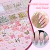 2 Boxes 3D Nail Charms Set,Nail Bows Charms and Small