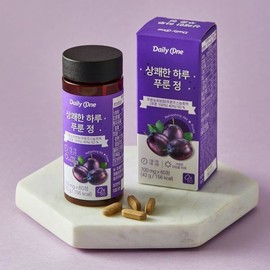 Daily One 데일리원 상쾌한 하루 푸룬정 700mg X 60정  1통 Daily One Refreshing Day Prune Tablets 700mg X 60 Tablets 1 Bottle
