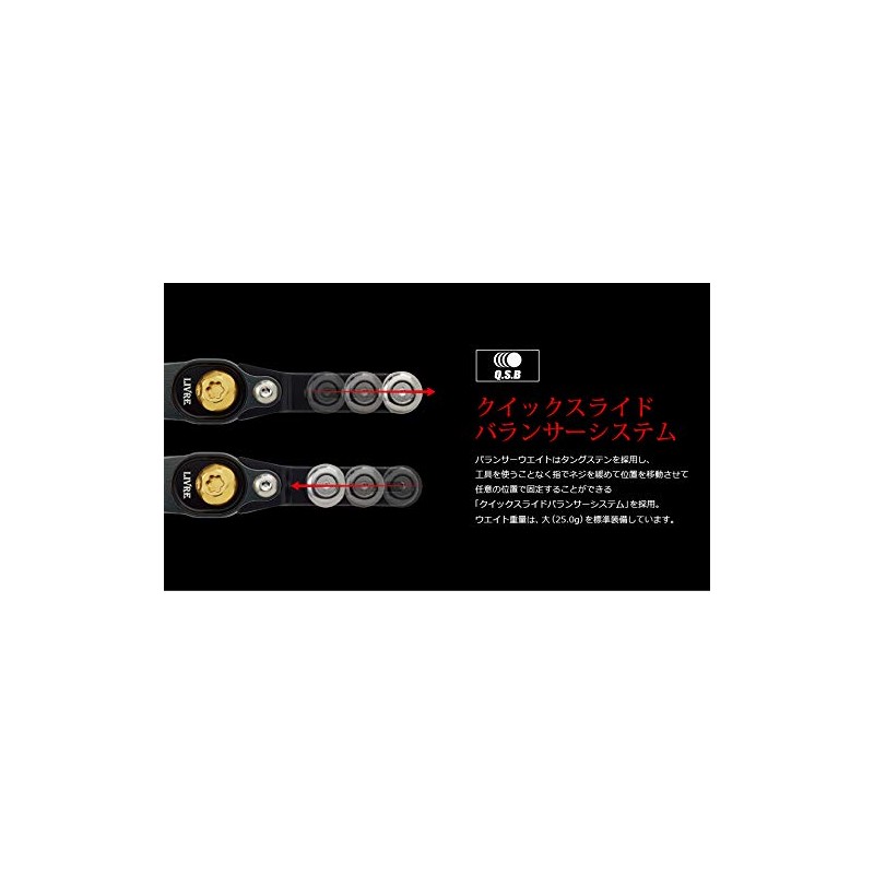 LIVRE 7154 SB 65-70 Shimano Left-Handed Titanium + Gold