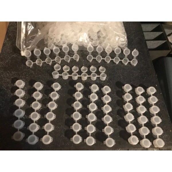 Unbranded 72! Reusable pods pot strip paint container jewelry seed