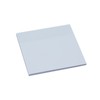 12-Pack 3x3-Inch Transparent Sticky Notes, 5.2mil Clear Plastic Self-Stick Sheets