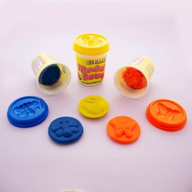 BAZIC Modeling Clay 3 Color, Assorted Colors Light Dough Art Craft, Non Toxic Gift for Artist Kids Toddler Boys Girls (15oz/Pack), 3-Pack