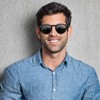 Rimerakea Sunglasses for Men, A: Matte black/matte black