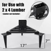 2x4 Metal Target Stand System for Outdoors Shooting Range