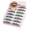 EMEDA Natural Lash Clusters C Curl Wispy Eyelash Clusters Natural