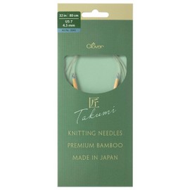 TAKUMI Pro Circular Knitting Needles 32 Inches-US 7/4.5 mm