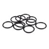 10 PCS Metric O Rings Black Nitrile Rubber 40 mm