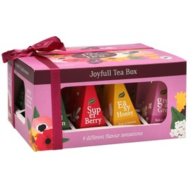 Tea Gift Set - 12 Pyramid Tea Selection | Mixed Flavored Tea Bags | Jasmine, Earl Grey, Lemon | Tea Gifts for Tea Drinkers & Tea Lovers | Vegetarian-Vegan-Friendly Tea Gifts |Gifts for Women & Men