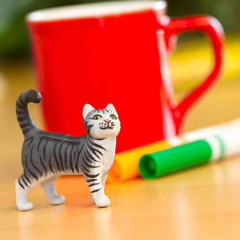 Safari 100128 Best in Show Gray Tabby Cat Minature