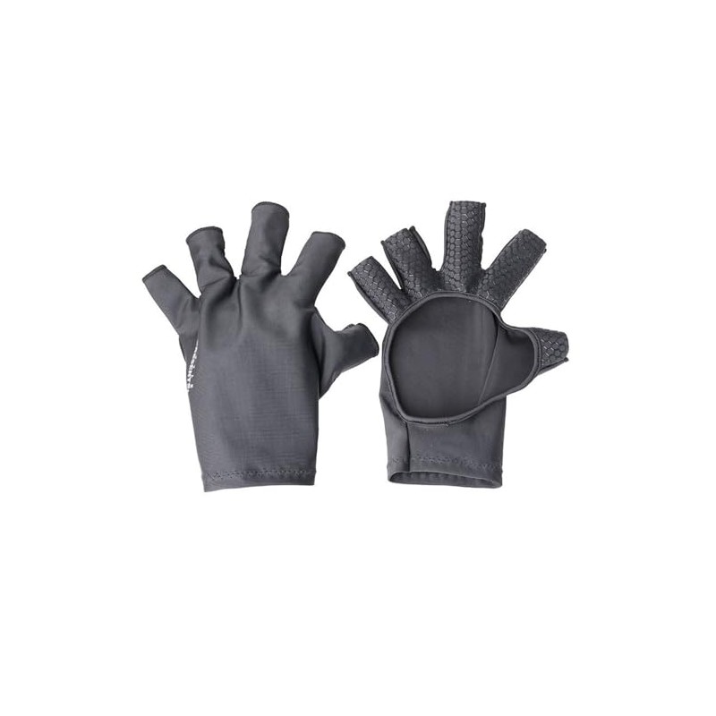 Little Presents G-10 UV Palmless Gloves, Charcoal Grey