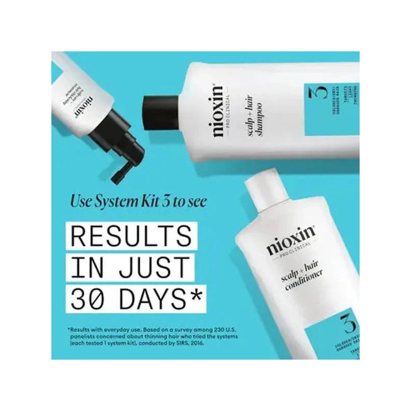 Nioxin Scalp + Hair Thickening System 3 Shampoo + Conditioner