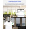 HEUXGIR Pack of 2 Smart Roller Shutter Switch, 80 x