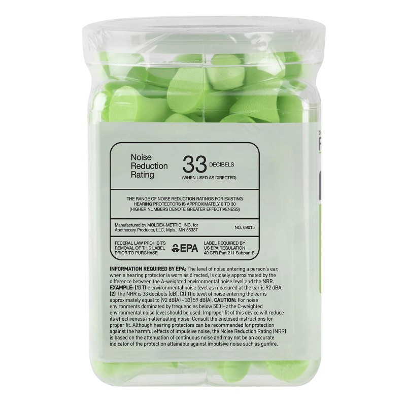 Flents Ear Plugs, 50 Pair, Ear Plugs for Sleeping, Snoring,