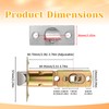 Adjustable Door Latch, 60/70mm Adjustable Passage Door Latch, Doors Knob