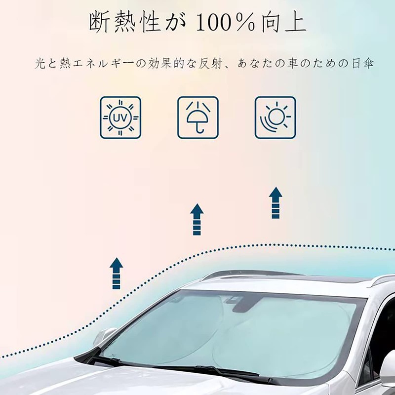 WAIROGA Lexus ES Front Sun Shade, 6-Layer Construction, Special Design,