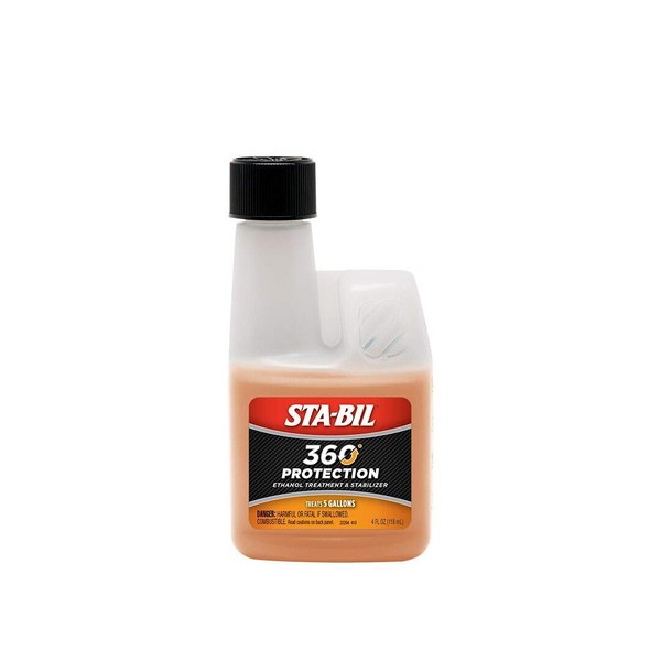 STA-BIL 360 Protection Ethanol Treatment & Fuel Stabilizer - Fuel System Cleaner - Fuel Injector Cleaner - Increases Fuel Mileage - Protects Fuel System - Treats 5 Gallons - 4 Fl. Oz. (22295-8PK)