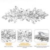 Crystal Hair Barrettes, Austrian Rhinestone Flower Hairpins Hair Clips, Sparkly