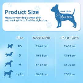 Eyein Dog Harness Large Dog - Lightweight Escape Proof Dog Vest with Padded Lift Handle & 2 Leash Clips, Anti-Pull No-Choke Adjustable Reflective Walking Pet Harness for Small Medium Large Breed, L/XL