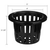 Jucoan 40 Pack 4 Inch Net Pots, Garden Slotted Mesh