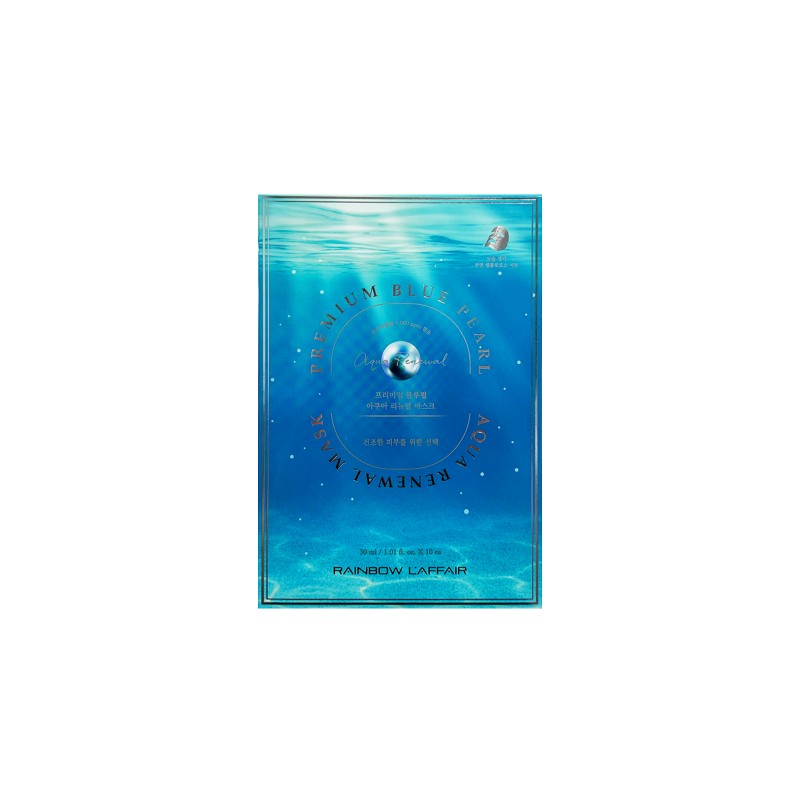 Rainbow Raphael Premium Blue Pearl Aqua Renewal Mask Pack 30ml