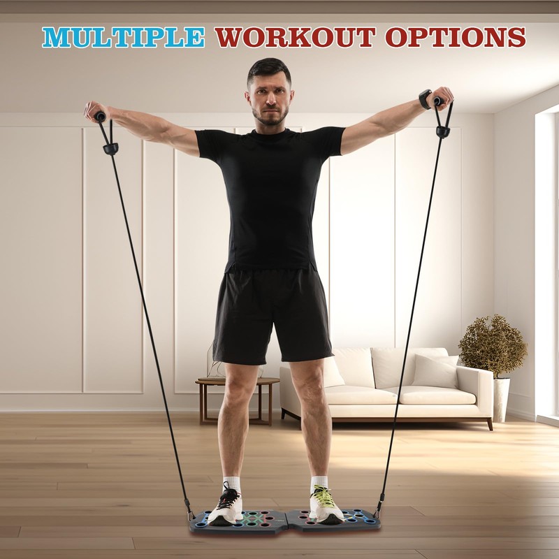 Push Up Board Home Workout Equipment PP Solid Multi Functional