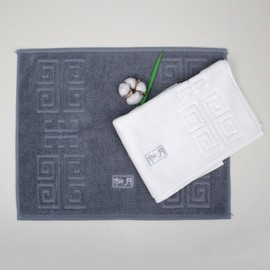 Songwol TowelSongwol Grid Mat Pure Cotton Mat 52*40 Color - gray 2ea