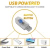 Clearhill USB Fairy Lights 2Pack,33ft/10M White 100LED USB Cooper Wire