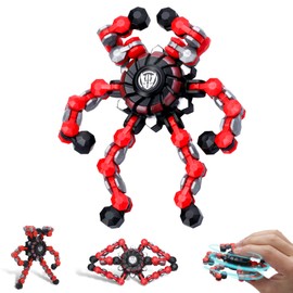 NEW Transformable Fidget Spinner Toy, Funny DIY Fingertip Spin Top Toys, Hand Finger Spinner Creative Fingertip Mechanical Gyro for Kids Adults, All Ages Sensory Fidget Toys