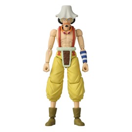 Bandai Anime Heroes One Piece Figures Usopp Action Figure, 17cm Articulated Usopp Anime Figure with Extra Accessories, One Piece Action Figures Pirate Toys Range, Excellent Anime Gift