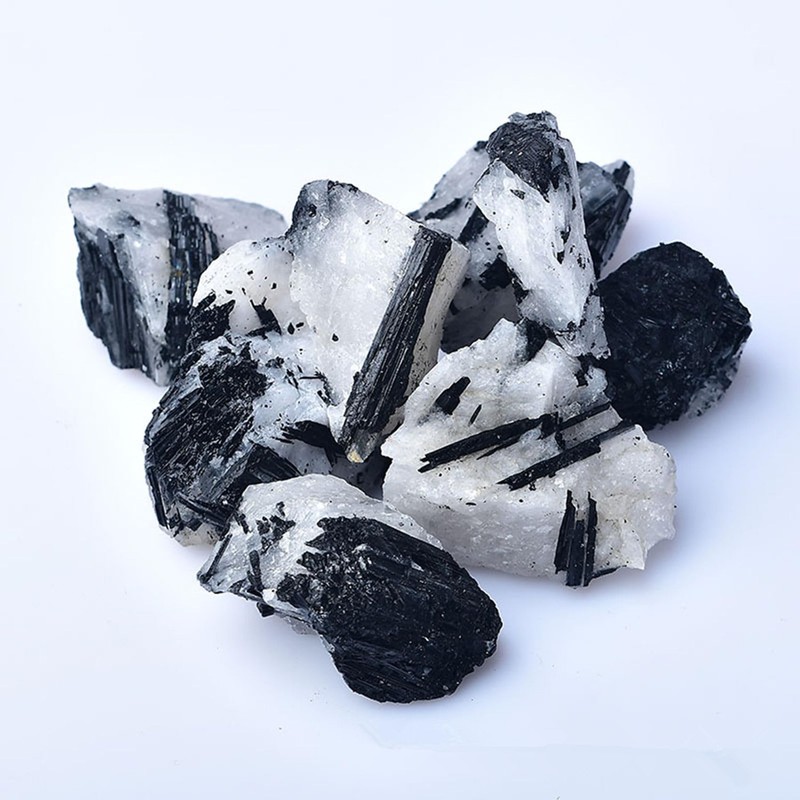 Black Rutilated Quartz Raw Crystals Healing Crystals Natural Rough Stones