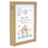 Carousel Home Kids Artwork Display Frame | Front-Opening A4 Storage