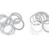 470Pcs Sealing Washer Aluminum Alloy Round Flat Washer Assortment Kit