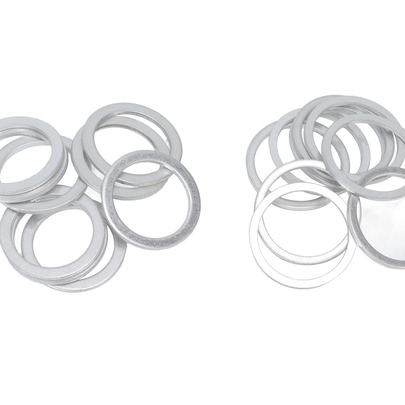 470Pcs Sealing Washer Aluminum Alloy Round Flat Washer Assortment Kit