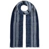 Stetson Verio Wool Scarf Striped Detail Women and Men Spring,