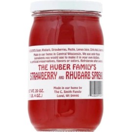 Huber Family Jams Pick Your Flavor 20oz Jar - Strawberry Rhubarb