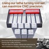 CHAWNIAO Indexable Lathe Turning Tool 21Pcs Kit 1/2" (12mm) Shank,