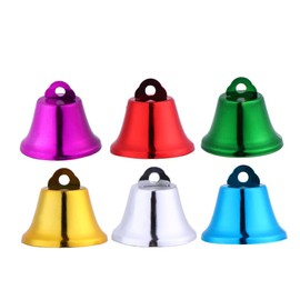 Ipetboom 20PCS Jingle Bells Delicate Christmas Hanging Decorations for Wall Door Window and Tree Ornaments Sound for Festive Atmosphere for Family