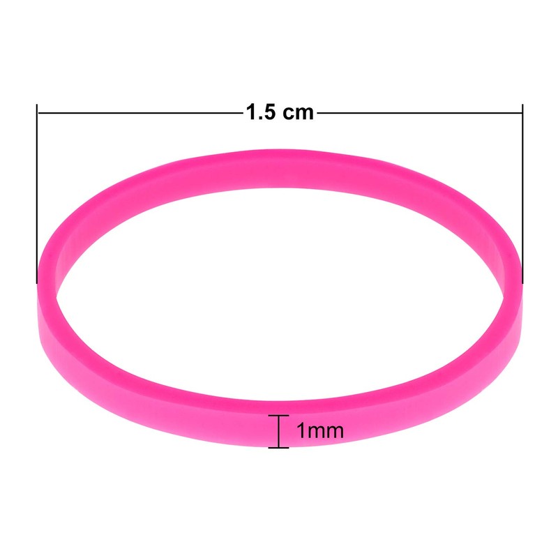 Hicarer Pack of 1000 Mini Rubber Bands Soft Elastic Bands