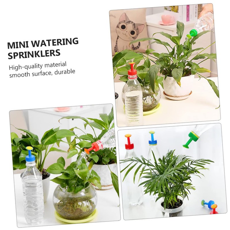 Outanaya Garden Sprinkler Flower Shape Nozzles Pcs Bottle Sprinkler Caps