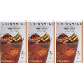 China Mist, Passion Fruit Black Tea Bags for Iced Tea, (3 Pack)