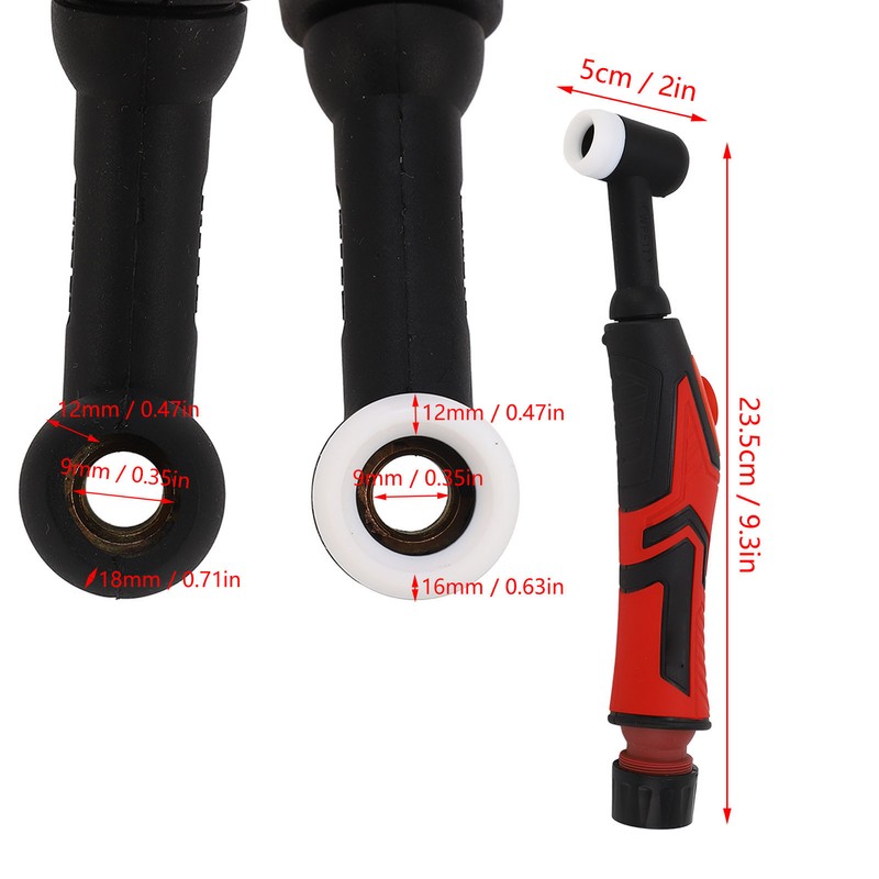 TIG Torch Kit Parts Consumables Air Cooled Argon Welding Accessories