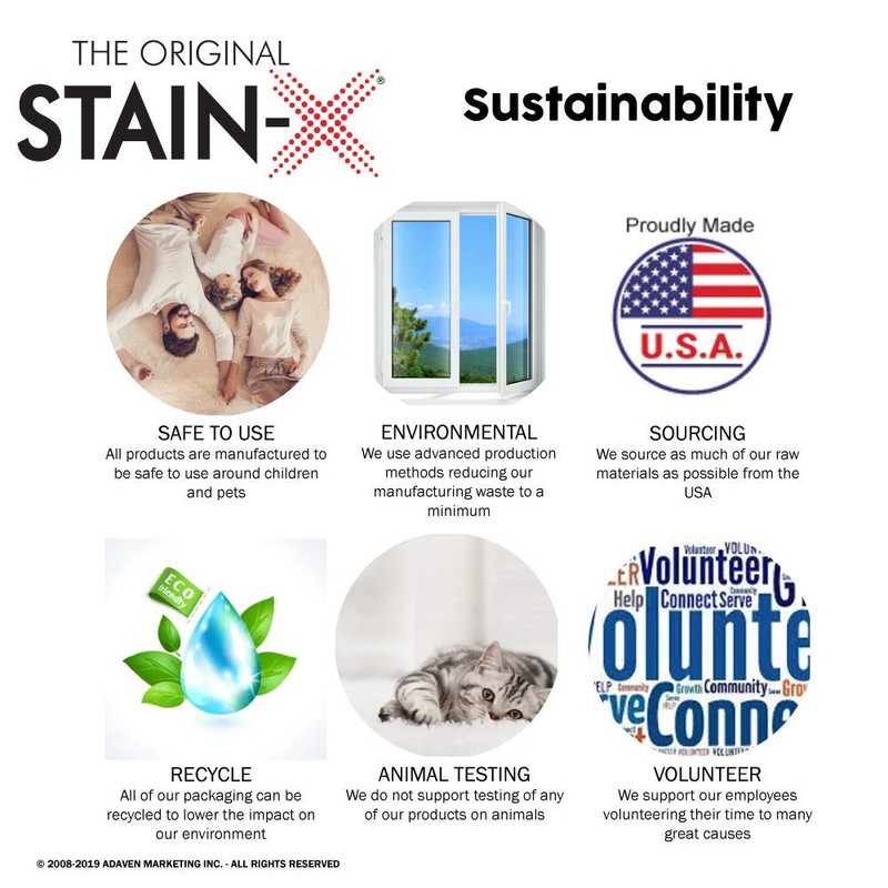 STAIN-X Stain Remover - Multi-Purpose Stain Remover for Carpet, Upholstery