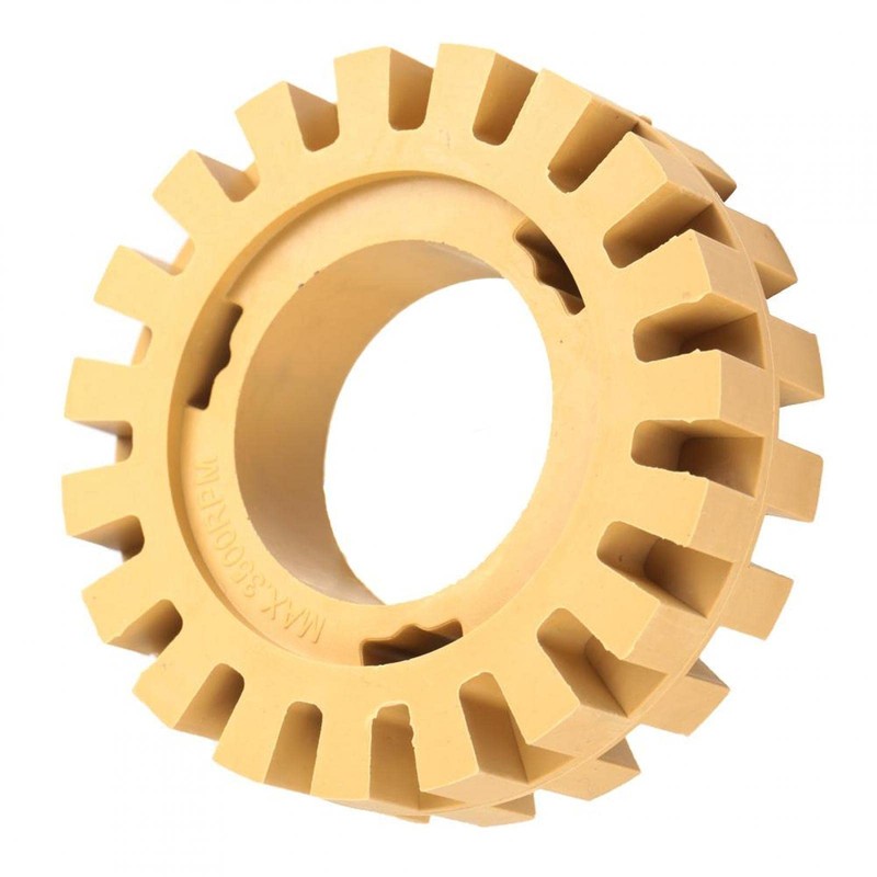 Rubber Wheel Eraser, Decal Remover Wheel, 1 PC 100mm 4in